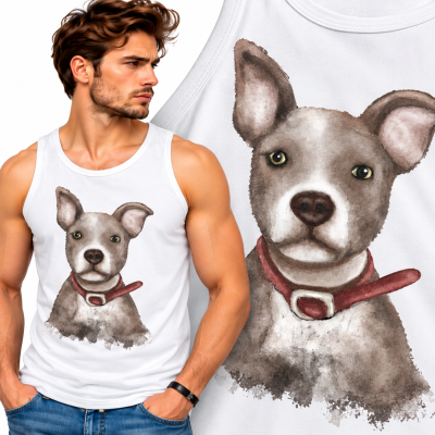 TANK TOP ZWIERZĘTA  AMERICAN PITBULL TERRIER
